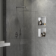 Niche de douche Timeless 30x30x10cm, Chrome Brossé
