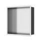 Niche de douche Timeless 30x30x10cm, Chrome Brossé