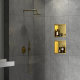 Niche de douche Timeless 30x30, Or Brossé