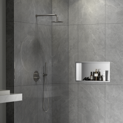 Niche de douche Timeless 60x30x10cm, Chrome Brossé