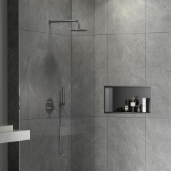 Niche de douche Timeless 60x30x10cm, Gun Métal Brossé