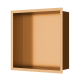 Niche de douche Timeless 30x30x10, Cuivre Brossé
