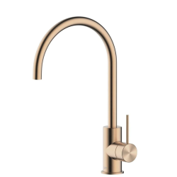 Mitigeur évier Aurum avec bras pivotant, Or Rosé
