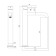 Mitigeur lavabo XL Aurum, Or Brossé
