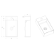 Lave main Timless 40x22x11cm + bonde, acier inox, Cuivre Brossé