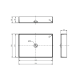Vasque à poser Timless 55x38x11cm + bonde, acier inox, Cuivre Brossé