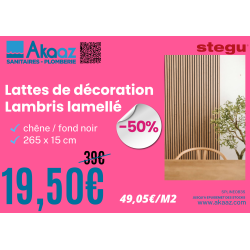 LATTES DE DECORATION - LAMBRIS LAMELLE 275x17,6x4 cm