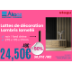 Lattes de décoration - lambris lamellé noir 275x176x3mm fond chêne