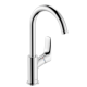 Logis 210 Mitigeur lavabo bec haut, avec tirette et vidage synthétique, chromé (71130000)