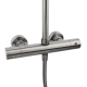 Colonne de douche thermostatique douchette stick Aurum, Gun Métal