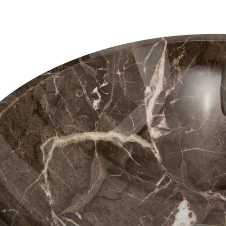 Vasque à poser Purity 43x43cm, Marbre noir