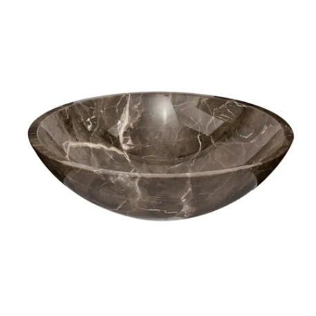 Vasque à poser Purity 43x43cm, Marbre noir