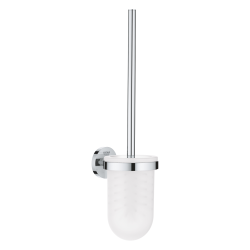 Brosse WC & support Essentials, Chrome