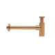 Siphon de lavabo 32mm en laiton, Or rosé Brossé