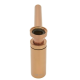 Siphon de lavabo 32mm en laiton, Or rosé Brossé