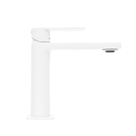 Mitigeur lavabo B-Way, Blanc Mat