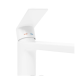 Mitigeur lavabo B-Way, Blanc Mat