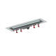 Caniveau de douche Project 65cm avec grille,pieds,siphon,isolation débit 56l/min