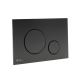 Plaque de commande, Noir mat