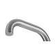 Douche extérieure MURALE inox 316 tête de douche Ø6cm, Acier brossé