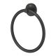 Anneau porte serviette Essentials, Noir Mat