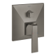 Façade Allure avec inverseur 3 sortie, Hard Graphite Brossé