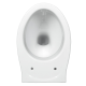 Cuvette suspendue avec vidage horizontale, Blanc (K588-003)