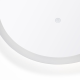 Miroir ovale avec LED/capteur 54x94cm