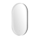 Miroir ovale avec LED/capteur 54x94cm