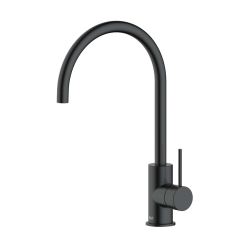 Mitigeur évier Aurum avec bras pivotant, Noir mat