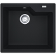 Évier à encastrer Urban UBG 610-56 503x425x230mm en fraganit +, Noir