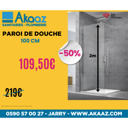 Paroi de douche siko 100cm