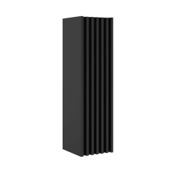 Colonne armoire Delano 80x36x34cm, Noir