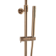 Colonne de douche thermostatique douchette stick Aurum, Or Rosé