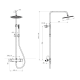 Colonne de douche thermostatique douchette stick Aurum, Or Rosé