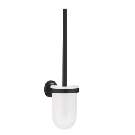 Porte balai WC Essentials, Noir Mat
