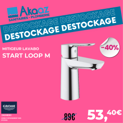 Mitigeur de lavabo Start Loop M, Chrome