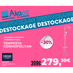 Colonne de douche thermostatique Tempesta Cosmopolitan System, Chrome