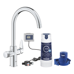 Kit de démarrage Blue Pure Baucurve, Chrome