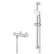 Ensemble de douche Tempesta 100 avec mitigeur thermostatique Grohterm 500, Chrome