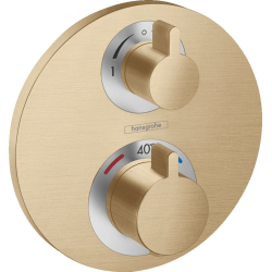 Mitigeur douche encastré thermostatique Ecostat S, Bronze Brossé