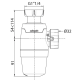 Siphon lavabo Ø32 1"1/4" Néo