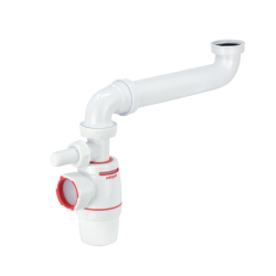 Siphon évier avec tublure gain de place Neo Air