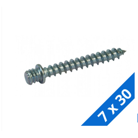 Boite de 100 pattes à vis 7/50