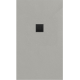 Receveur de douche Alek B-Way 160x90 en marbre coulé, Blanc
