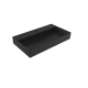 Lavabo Infinitio 80,5x46,5 cm avec trou, Noir Mat