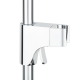 Ensemble de douche 3 fonctions Ø robinetterie, Chrome