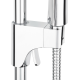 Ensemble de douche 3 fonctions Ø robinetterie, Chrome