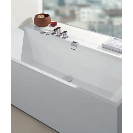 Baignoire rectangulaire Squaro Edge 1800x800 mm, Blanc