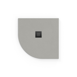 Receveur de douche quart Alek B-Way 90x90 cm, Gris